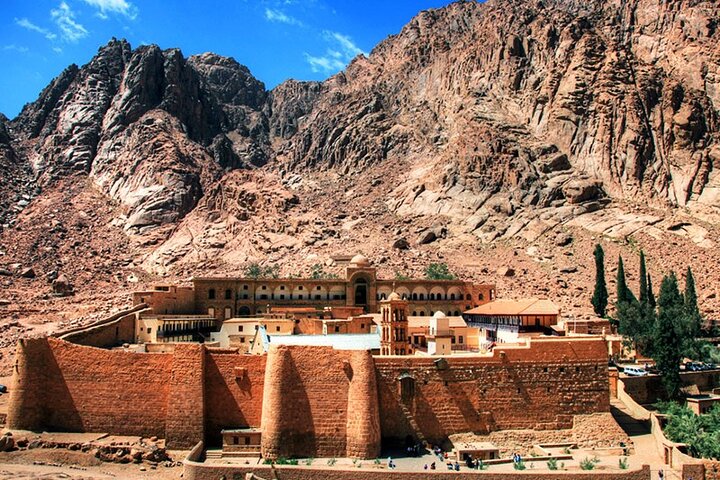 Mount Moses (Sunrise) & St. Catherine Monastery from Dahab