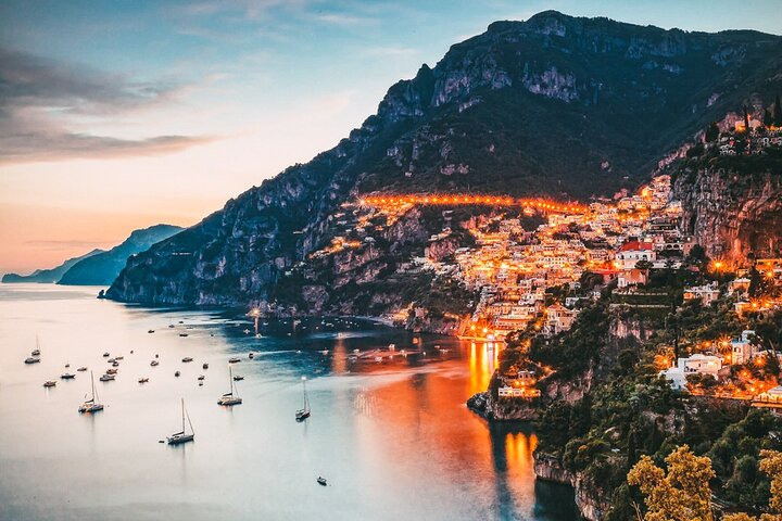 Amalfi Coast Private Boat Tour from Sorrento, Positano & Capri