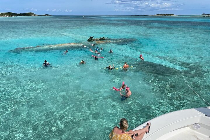Exuma Island Hopping Swimming Pigs Tour with Lunch from Nassau