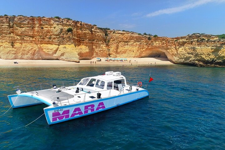 Catamaran Cruise: Caves and Coastline to Benagil