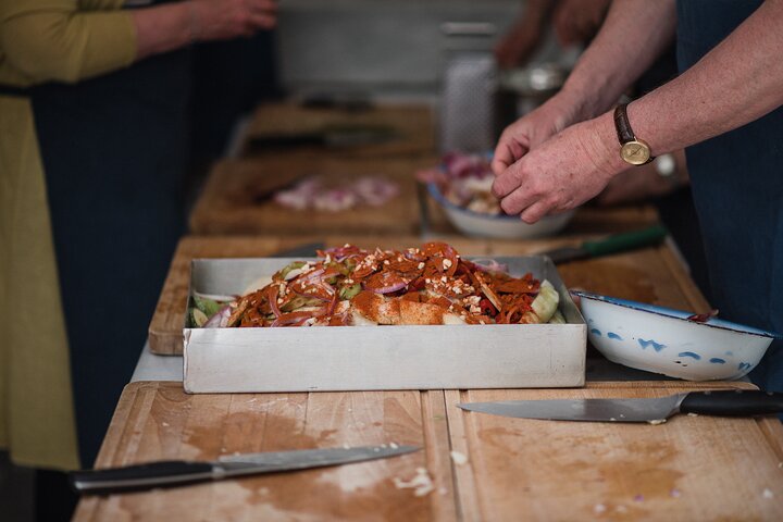Traditional Greek Cooking Class and Organic Lunch on Poros