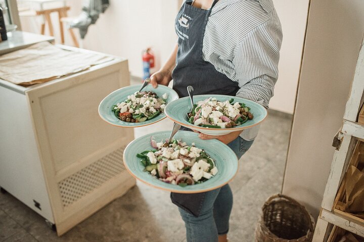 Traditional Greek Cooking Class and Organic Lunch on Poros