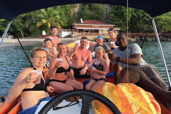 Private Half Day Charter: St Lucia Boat Tour to Soufriere