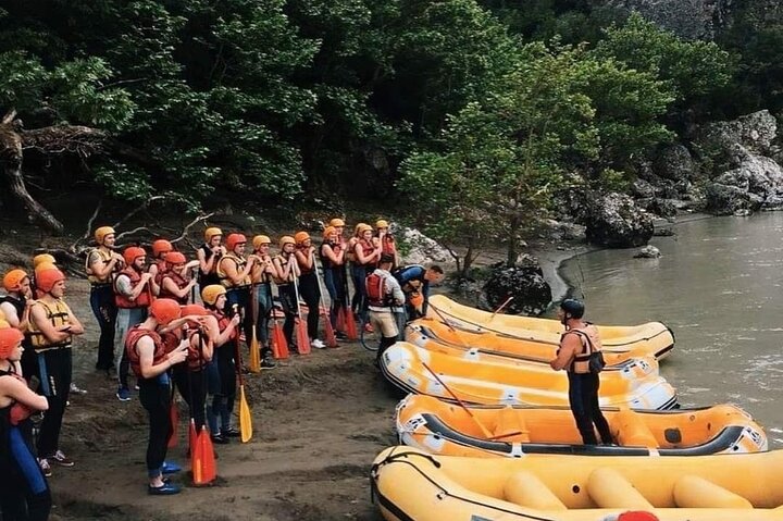 Amazing Rafting Experience at Last Wild Vjosa River of Europe in Permet, Albania