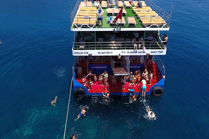 Full-Day Glass bottom Semi Submarine Cruise in Marmaris