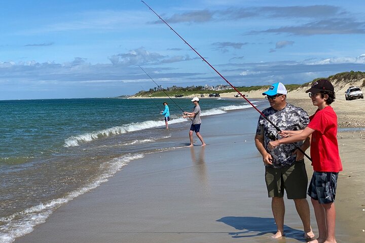 Private Nantucket Beach Fishing Activity with a Guide