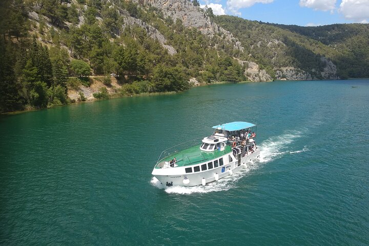 Krka Waterfalls Day Tour with Boat Ride from Split and Trogir