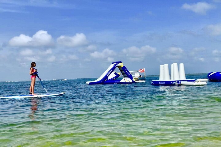 Shell Island Inflatable Adventure Park & Dolphin Sightseeing Tour