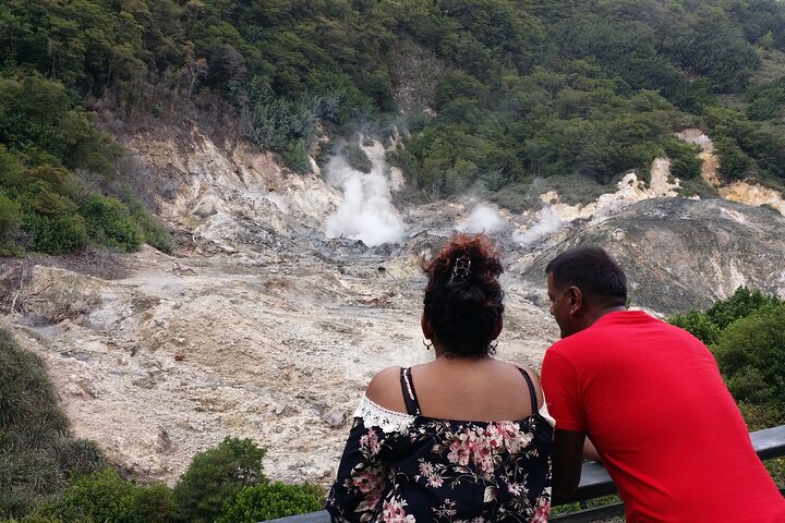 Private St Lucia Drive-In Volcano, Mud Baths & Waterfall