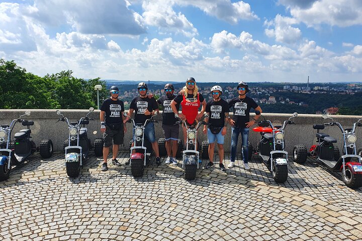 Amazing !!! Electric Trike Tour of Prague, live guide included