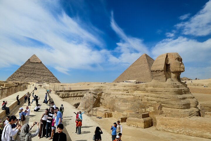 Sightseeing Private Tour to Giza Pyramids Sphinx & 1 Hour ATV Quad Bike Ride