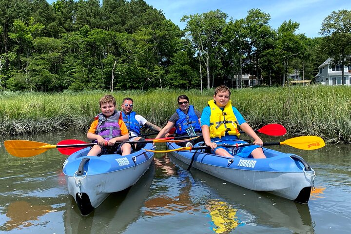 Tandem Kayak Rental in Rehoboth Bay