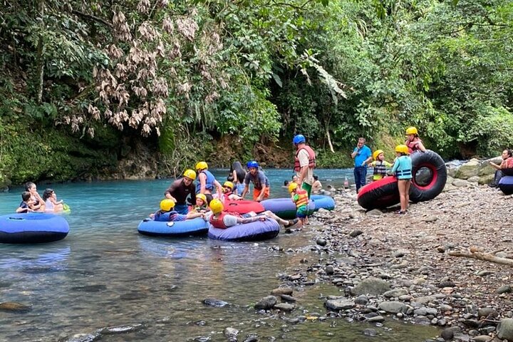 Rio Celeste Combo: River Tubing+Blue Waterfall+Exotic Wildlife