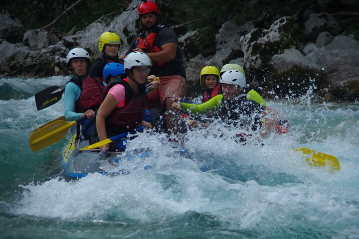 Soča River Rafting in Bovec with Professional Photo Service