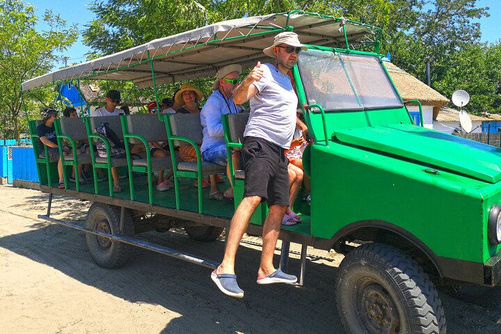 GROUP Guided Day Trip to the Danube Delta, Tulcea - Letea