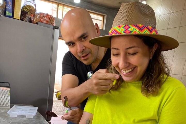 Oaxaca cooking: mole & tortilla class, market tour & mezcalitas