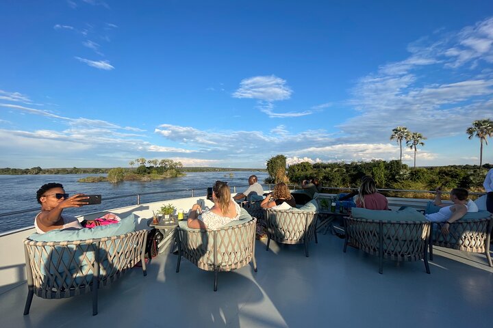 Victoria Falls Luxury Sunset Cruise on the Zambezi River