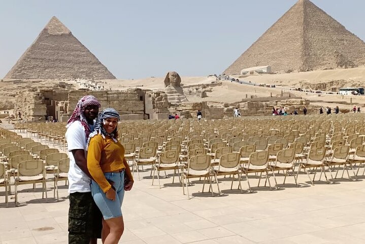Half Day Tour Giza Pyramids& Great Sphinx with Private Tour Guide