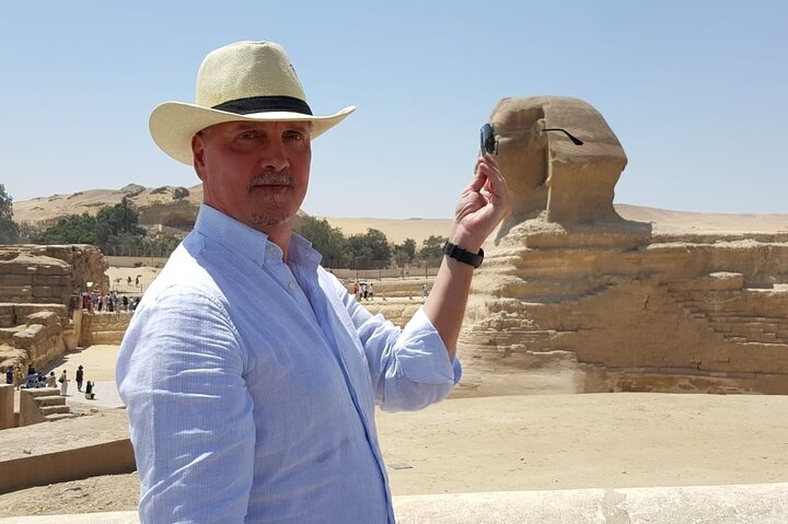 Half Day Tour Giza Pyramids& Great Sphinx with Private Tour Guide