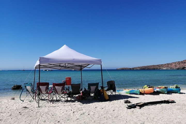 Balandra adventure: sea lions, kayak, and hike in paradise