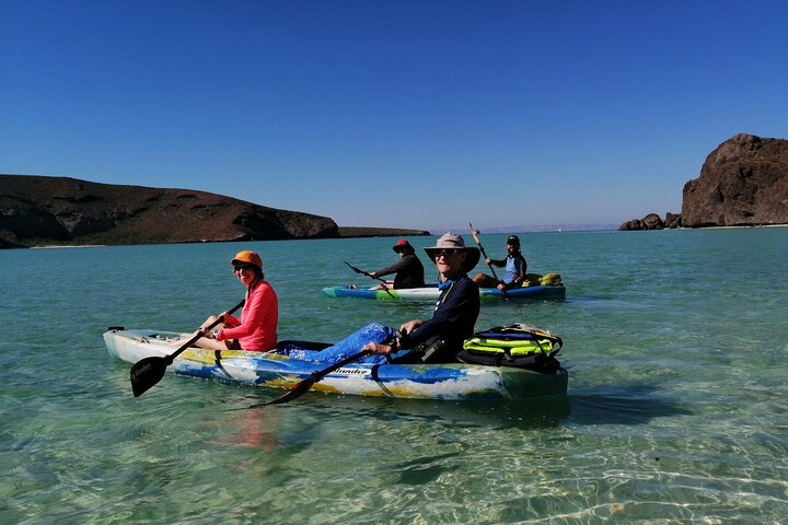 Balandra adventure: sea lions, kayak, and hike in paradise