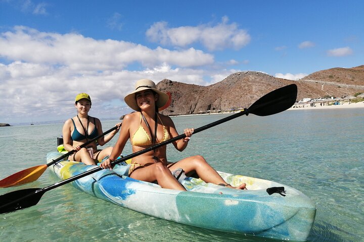 Balandra adventure: sea lions, kayak, and hike in paradise