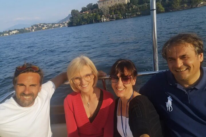 Micaela's exclusive private sunset cruise on lake Maggiore