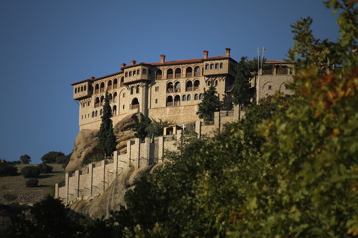 From Athens:Meteora Caves & Monasteries History Day Trip by Train