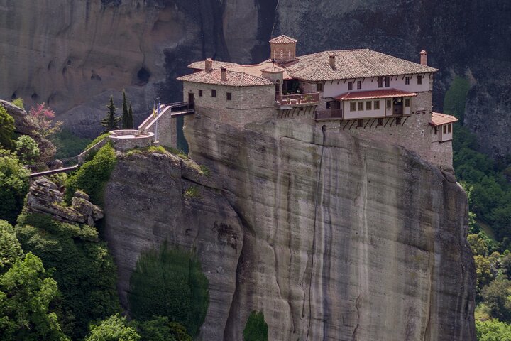 From Athens:Meteora Caves & Monasteries History Day Trip by Train