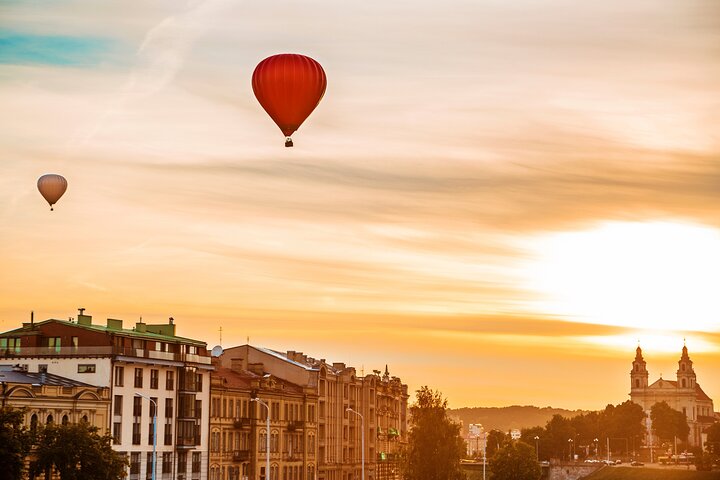 Premium Hot Air Balloon Ride Over Vilnius(when possible)or Trakai