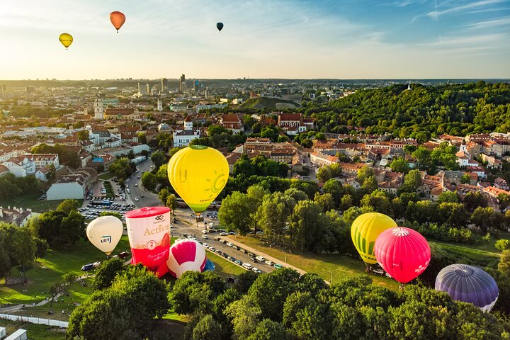 Premium Hot Air Balloon Ride Over Vilnius(when possible)or Trakai