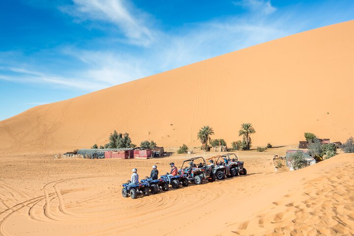 Quad Biking in Merzouga Dunes Desert Erg Chebbi