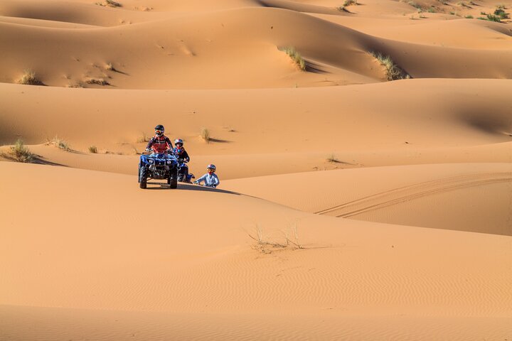 Quad Biking in Merzouga Dunes Desert Erg Chebbi