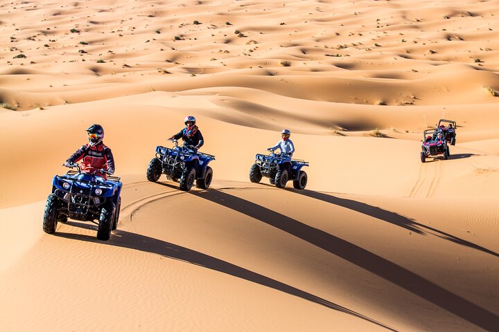 Quad Biking in Merzouga Dunes Desert Erg Chebbi
