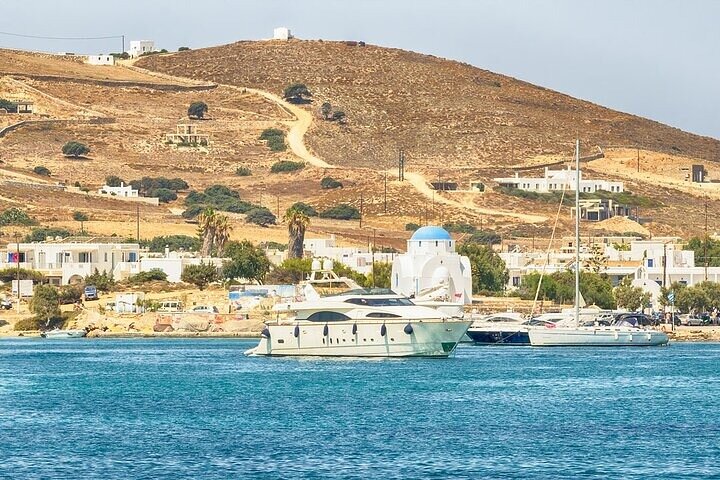 Private Helicopter Transfer from Antiparos to Santorini