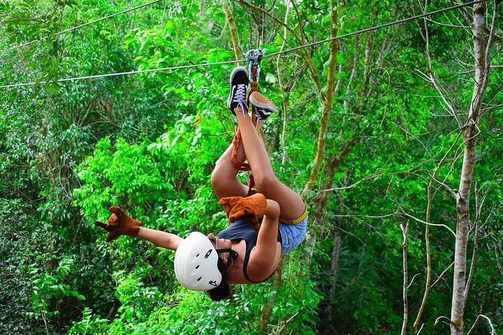 Cancun ATV Jungle Adventure, Ziplines, Cenote and Tequila Tasting
