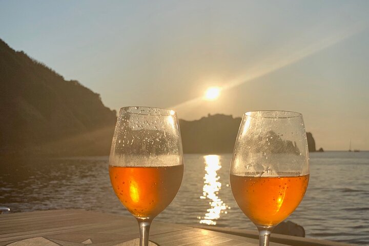 Elba Island - Aperitif on the boat at sunset - private