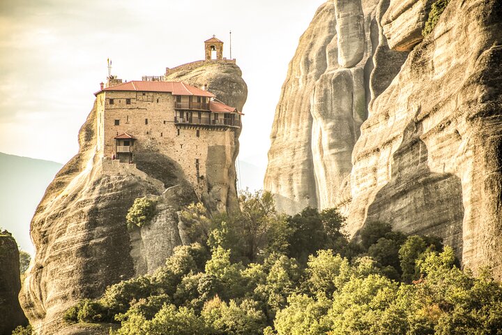 From Athens:Meteora Caves & Monasteries History Day Trip by Train