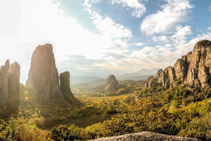 From Athens:Meteora Caves & Monasteries History Day Trip by Train