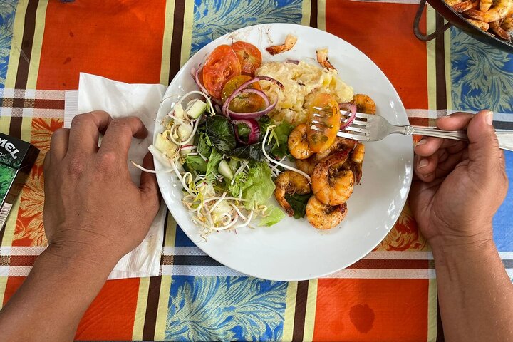 Dinner in the Secret Garden of Guyana with The Singing Chef