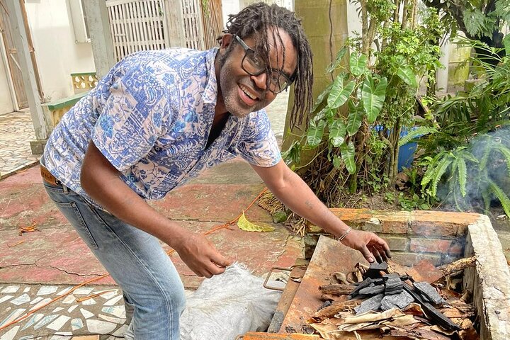Dinner in the Secret Garden of Guyana with The Singing Chef