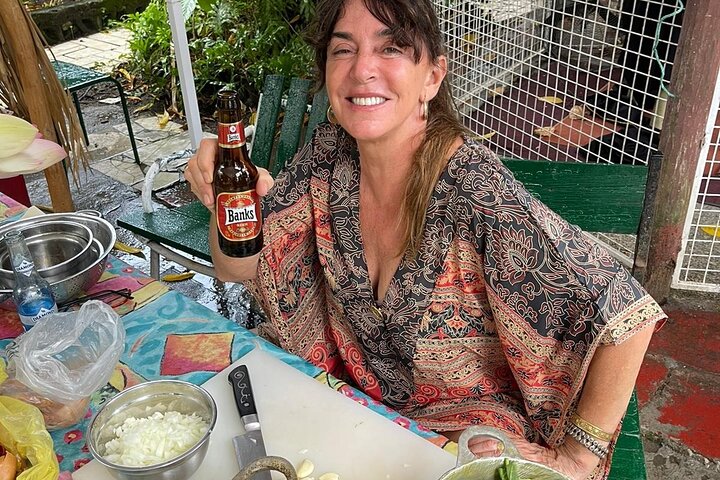 Dinner in the Secret Garden of Guyana with The Singing Chef