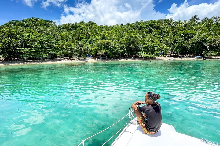 Caribbean Catamaran Day Cruise: Beaches, Snorkeling & Lunch