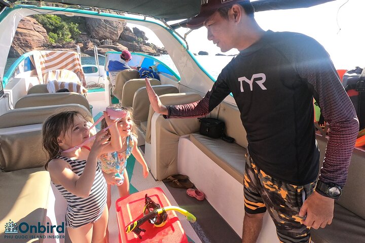 OnBird - Private family KID-FRIENDLY Snorkeling trip by speedboat in Phu Quoc