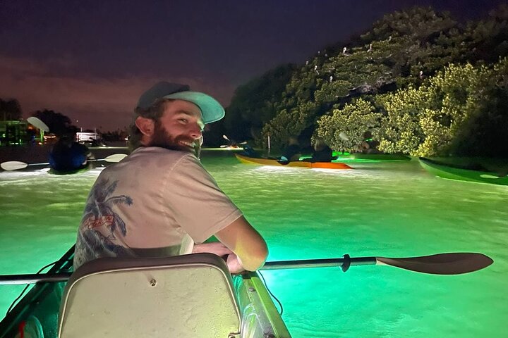Sharkeys Glass Bottom Fish Feeding LED Night Tour St. Pete Beach