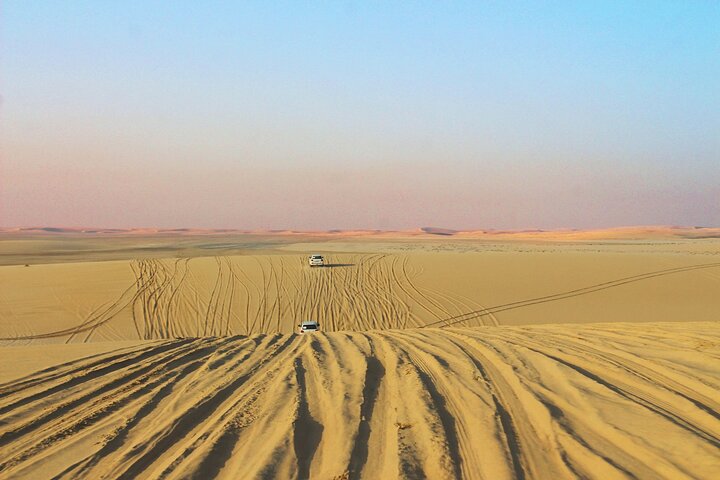 Qatar Gold Dune Safari, Dune Bashing,Camel Ride,Sand Boarding,Inland Sea Desert