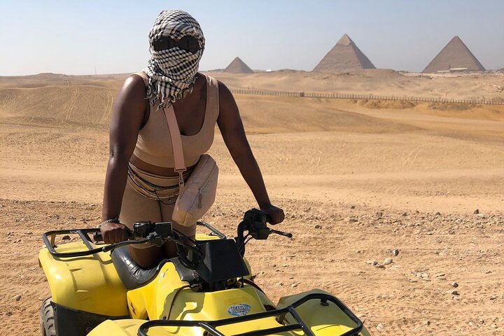 Pyramids Sphinx Camel ATV Bike Shopping and Nile Dinner Cruise