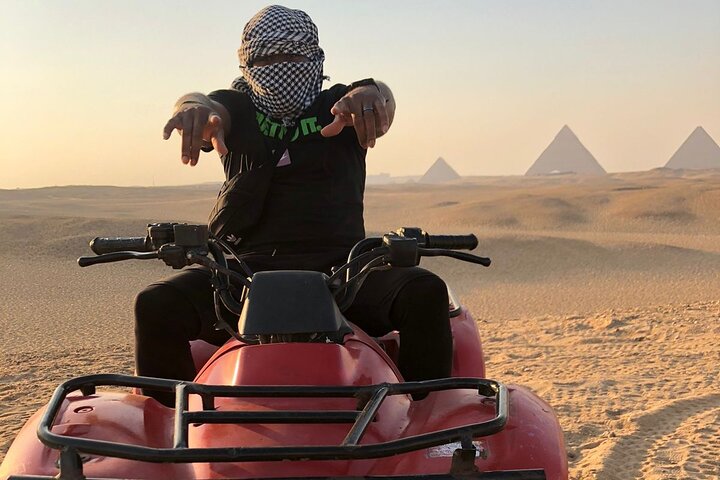Pyramids Sphinx Camel ATV Bike Shopping and Nile Dinner Cruise