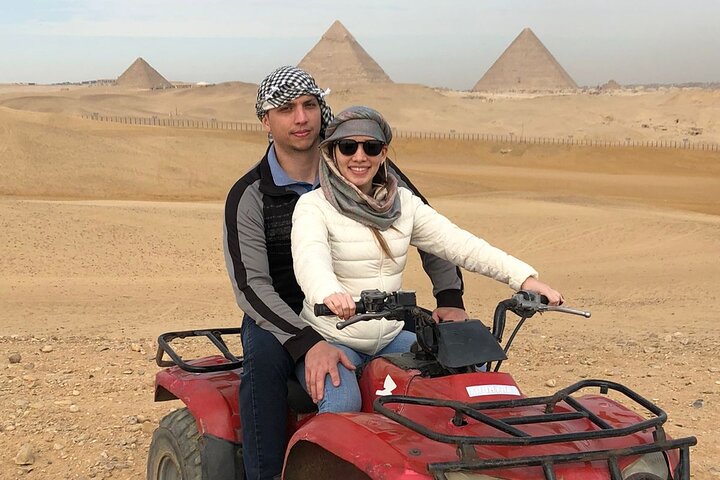 Pyramids Sphinx Camel ATV Bike Shopping and Nile Dinner Cruise