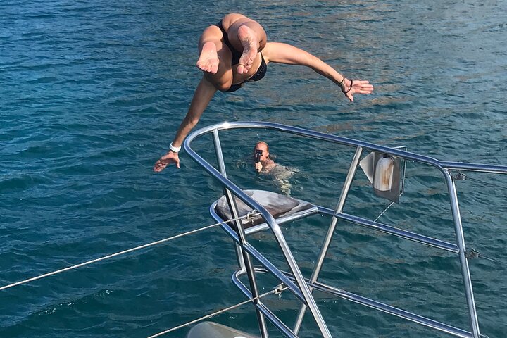 Best Luxury Catamaran Day Sail St Maarten on The Phoenix (Public)